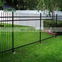 Factory Direct Sale Powder Coated Used Steel Tube Wrought Iron Fence thumbnail-2