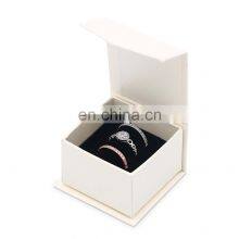 High Quality Good Price Paper Cardboard Magnetic Jewelry Packaging Box With Logo Ring Earring Box