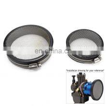 AUSO TD-272 76mm/102mm Turbo Protector Air Screen Insert Air Inlet Protection Cover For Motorcycle Air Intake Filter thumbnail-2