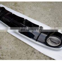 A6 or S6 C7 Rear Diffuser With Tailpipe For Audi A6 or S6 C7 Audi Diffuser 2012 2013 2014 2015 thumbnail-2