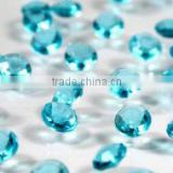 Lake blue different sizes acrylic diamond confetti scatter confetti party confetti