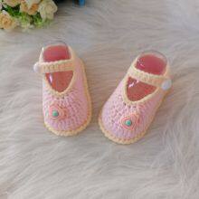2024 Yanxi Brand Handmade Crocheted Cotton Baby Shoes With High Quality thumbnail-4