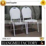 Wholesale Aluminum Hotel Indoor Dinning Chair thumbnail-3