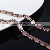 Manufacturer Direct Sale New Arrival Coffee Gold Plated Chunky Choker Statement Chain Necklace thumbnail-3