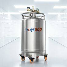 TcCryo YDZ-500 Liquid Nitrogen Refrigerator Stainless Steel Liquid Nitrogen Tank thumbnail-1
