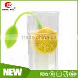 2015 Portable New Lemon Design Silicone Tea Bag Infuser