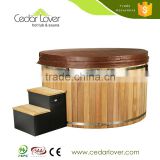 China supplier Home Electric Red Cedar spa hot tub bathtub