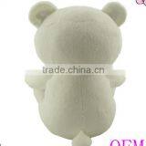 White Stuffed Plush Teddy Bear Toy for Valentine, Plush Teddy Bear With Red Heart thumbnail-3