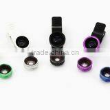 3 in 1 0.65x Wide Angle Universal Clip180 Degree Fisheye Lens for Iphone Mobile Phone thumbnail-2