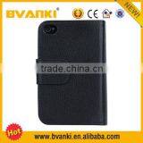 Accessories For Bags Litchi Grain Leather Clutch Bag Case PU Leather Phone Cases For Iphone 4/4s Accesories Mobile Phone Cover thumbnail-2