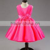 China Party Dress for 2-12 Years Old Girls V Neck Lace Evening Dresses Sleveeless Dress Girl Best Dress for Farewell Party thumbnail-5