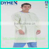New Arrival Hospital Medical Consumables Non Sterile Ultrasonic Thermal Welding Yellow Disposable Isolation Gown thumbnail-2