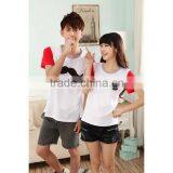 China OEM Cotton Cheap Promotional Couple T-shirts thumbnail-2