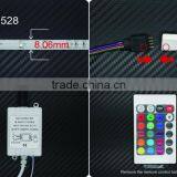 12V Leds Rgb Flexible Strip rf Controller Light SMD 3528 300 Leds RGB Controller+Power Adapter Wifi thumbnail-2