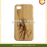 Wholesale Cell Phone Case Bamboo Case for Iphone4s thumbnail-1