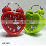 3D Numbers 3" Plastic Twin Bell Alarm Desktop Clock thumbnail-2