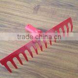 14 Teeth Wooden Handle Steel Garden Rake thumbnail-2