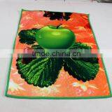 40x60cm 60g Microfiber Custom Tea Towel Printing With Fruit and Flower thumbnail-2