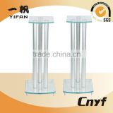 Durable pair white speaker stands SS-002