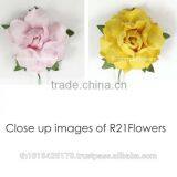 White With Pink Center Handmade Mulberry Paper Flower, Wedding Party, Scrap-booking Crafts, Wholesale 21/32 thumbnail-4