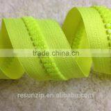 RORO141206 Light Green Plastic/rubber Zipper thumbnail-2
