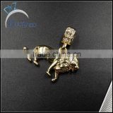 china factory gold plated hip hop animal pendants