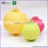 Chinese Paper Lanterns With Led Battery Lights for Christmas