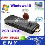 Windows 10 And Android 4.4 Os Intel Quad Core Portable Windows Tv Box 2gb 32gb Buetooth Smart Windows Tv Dongle