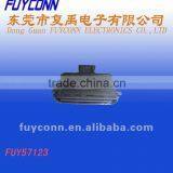 Tyco AMP Centronic 50 Pin Male Type Champ IDC Connector 2.16mm With 180 Degree Cable Outlet Cover