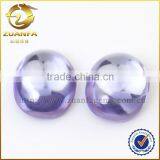 Lavender oval shaped glass stone, wholesale alibaba colored glass stones china glass stone