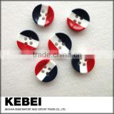 Free sample supply four hole three color assorted button for shirt