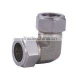 Union Elbow,compression Tube Fitting,double Ferrule Tube Fitting