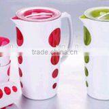 Plastic Travel Cold Water Jug With 4 Cups in Color Box thumbnail-1