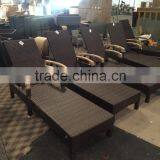 Fashionable Italy Style Outdoor Rattan Coffee Table and Chairs Set Daybed Sofa thumbnail-4