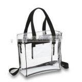 PVC Plastic Tote Bag With Shoulder Strap