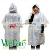 Disposable Plastic Adult Outdoor Emergency Rain Poncho thumbnail-1