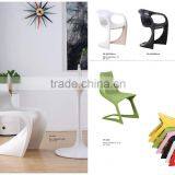 High Quality Modern Plastic Dining Room Chairs With Metal Frame thumbnail-1