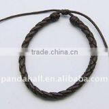 Imitation Leather Bracelets, PU Leather, Crafted Twisted(WL-55D) thumbnail-1