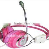 Computer Headphone (GF-LY610) (cute Headphone for Girls/headphones With Mic for Pc/computer Headphone Without Mic)