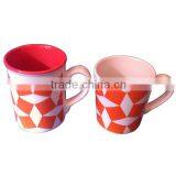 High Quality Cheap Bulk OEM Stoneware Print Mug thumbnail-1