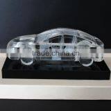 Hot Sale Engraved 3d Crystal Model Car Souveinr