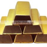 Hot-selling 1oz tungsten gold bar with gold plated imitation 24k gold clad bullion bar