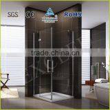 Aquare Shape Brass Hinge Shower Enclosure EX-407 thumbnail-2