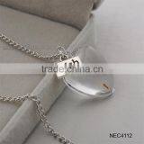 Heart Wish Charm Dandelion Necklace thumbnail-1