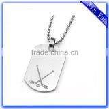 Factory Supply Custom Hockey Logo Embossed Cheap Sport Dog Tags Quality Choice