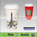 High Quality Children Ceramic Coffee Cup for Christmas Gift thumbnail-1