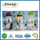 Wholesale catoon detector Christmas rubber mat