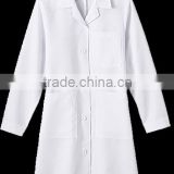 White Hospital Lab Coat Poly cotton or 100% cotton
