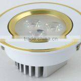 68mm 90mm 108mm 138mm 160mm Golden Circle Led Down Light Housing thumbnail-3