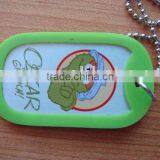 Lovely Cartoon Soft PVC Dog Tag